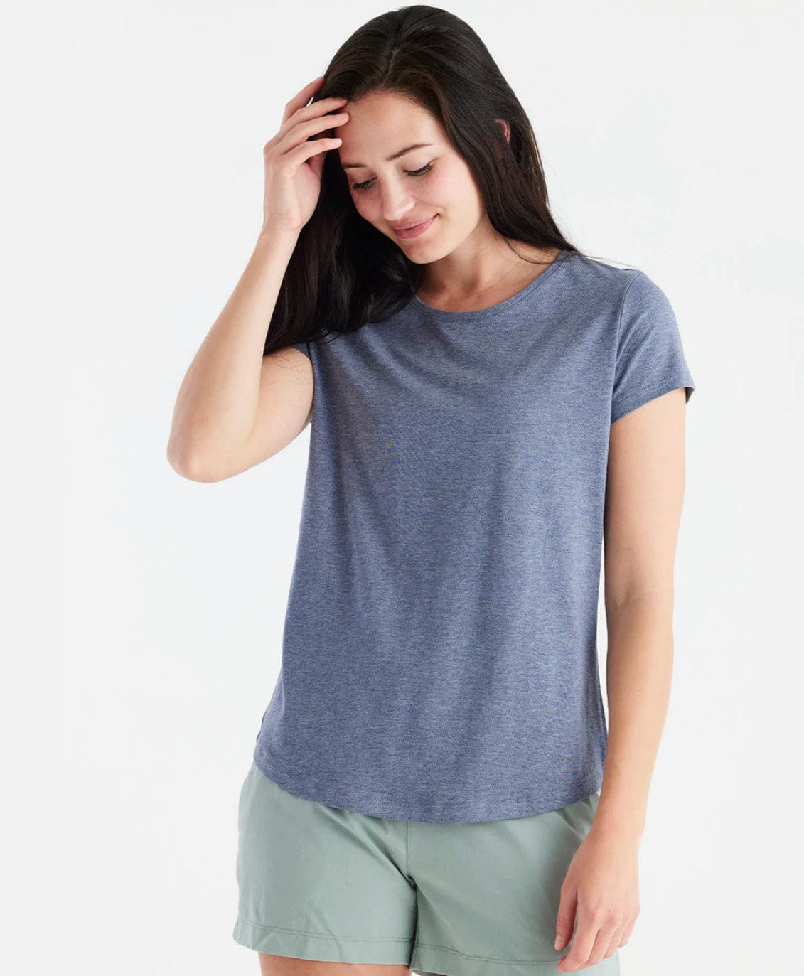 Free Fly Apparel T Shirts Women's Bamboo Current Tee