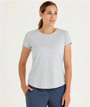 Free Fly Apparel T Shirts Bay Blue / XS Women's Bamboo Current Tee
