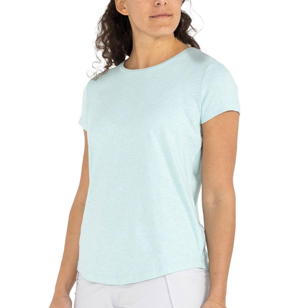 Free Fly Apparel T Shirts Heather Tide Pool / XS Women's Bamboo Current Tee