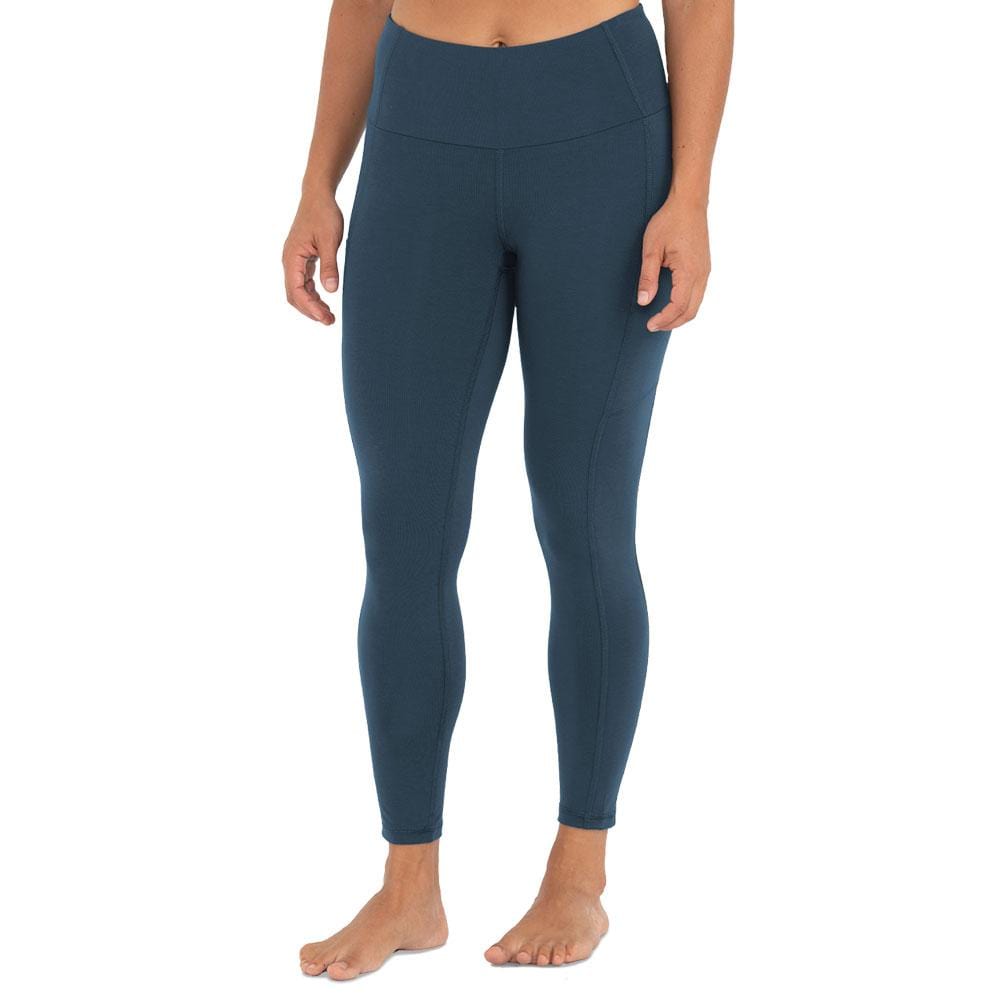 Free Fly Apparel Tights & Leggings Blue Dusk / XS Women's Bamboo Daily Tight