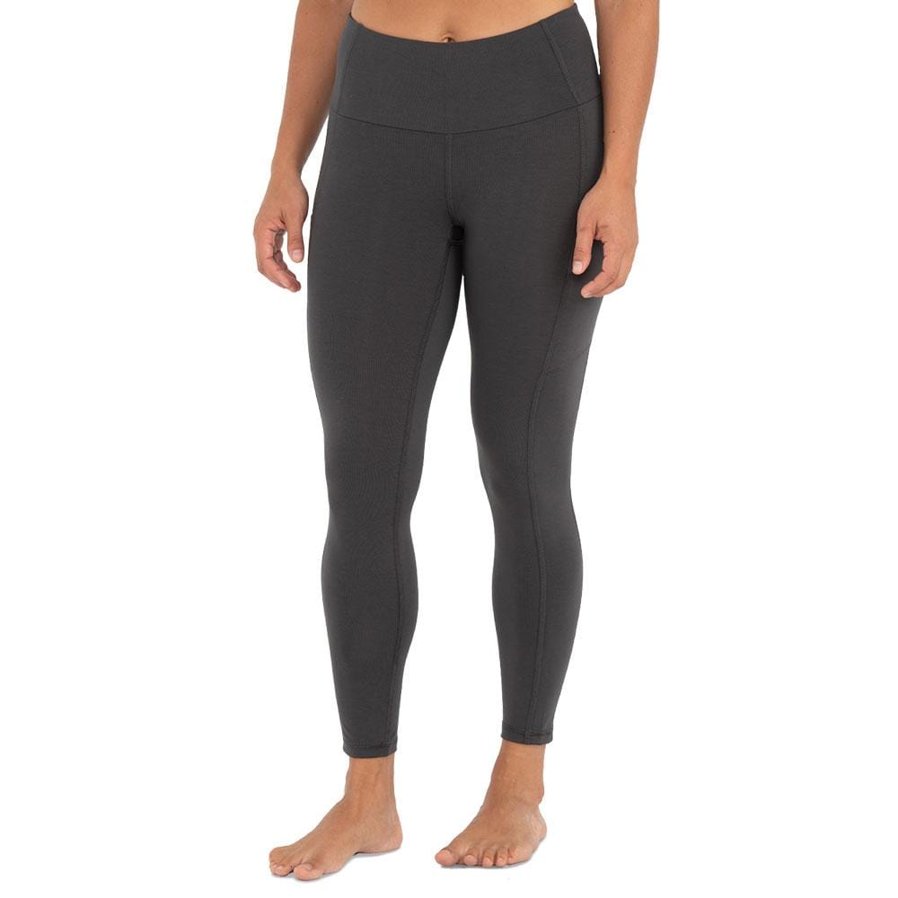 Free Fly Apparel Tights & Leggings Dark Charcoal / XS Women's Bamboo Daily Tight