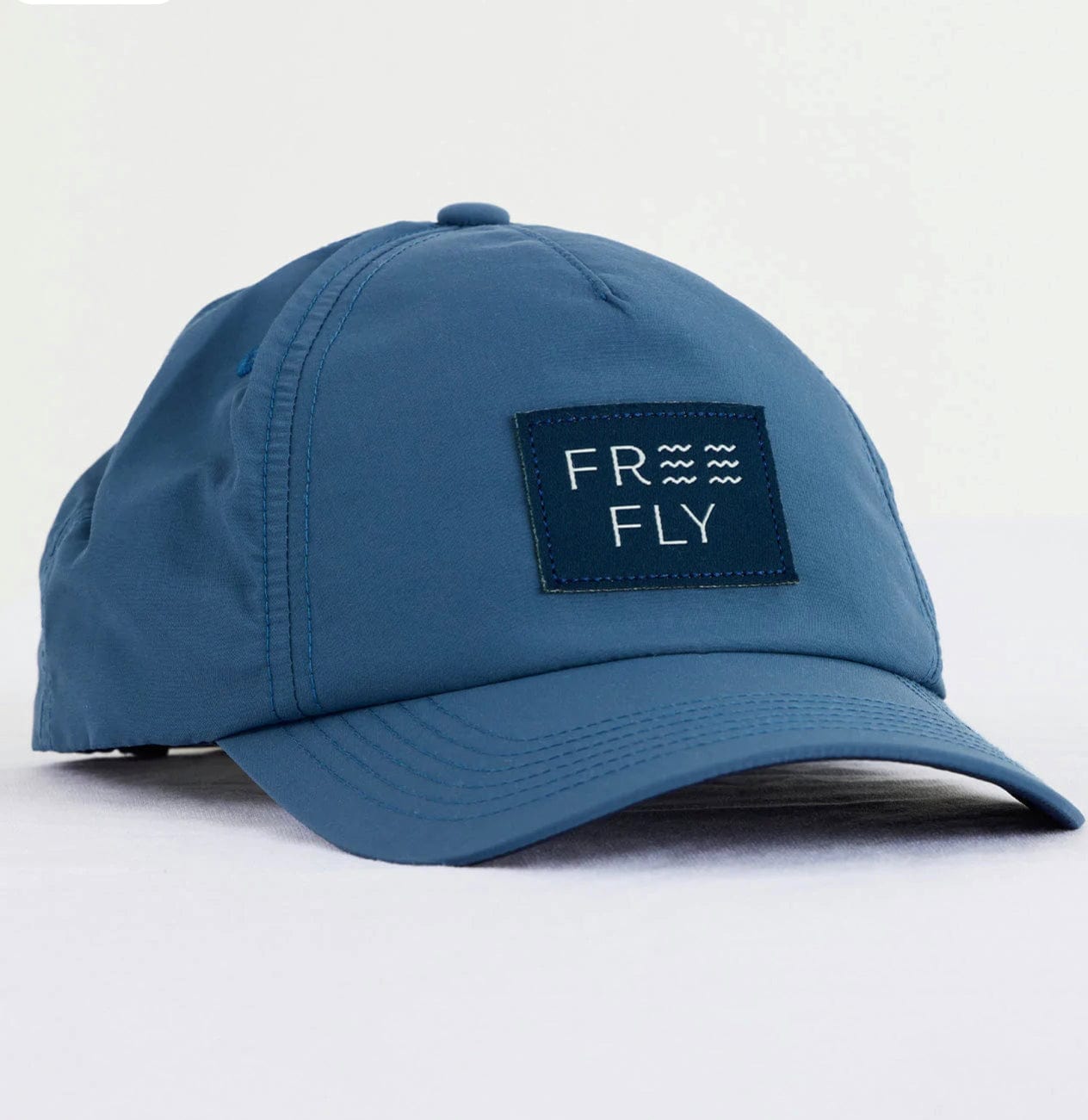 Free Fly Apparel Shadow Blue Wave 5 Panel Hat