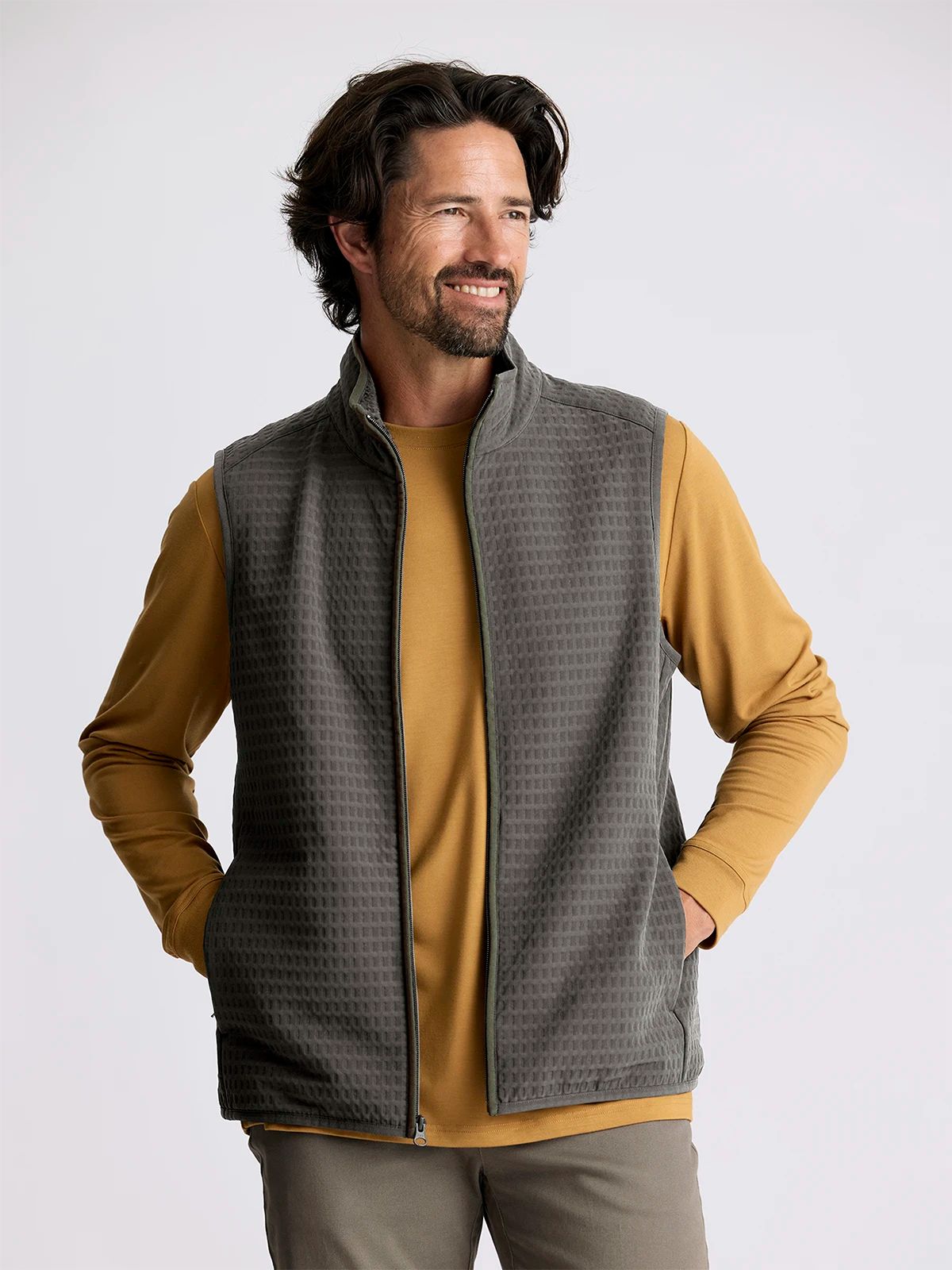 Men's Gridback Fleece Vest