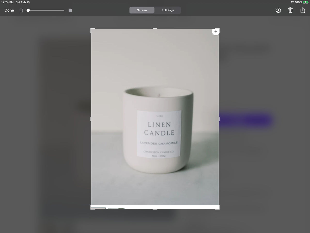 Charleston Candle Co. L.04 Lavender Chamomile Linen Candle