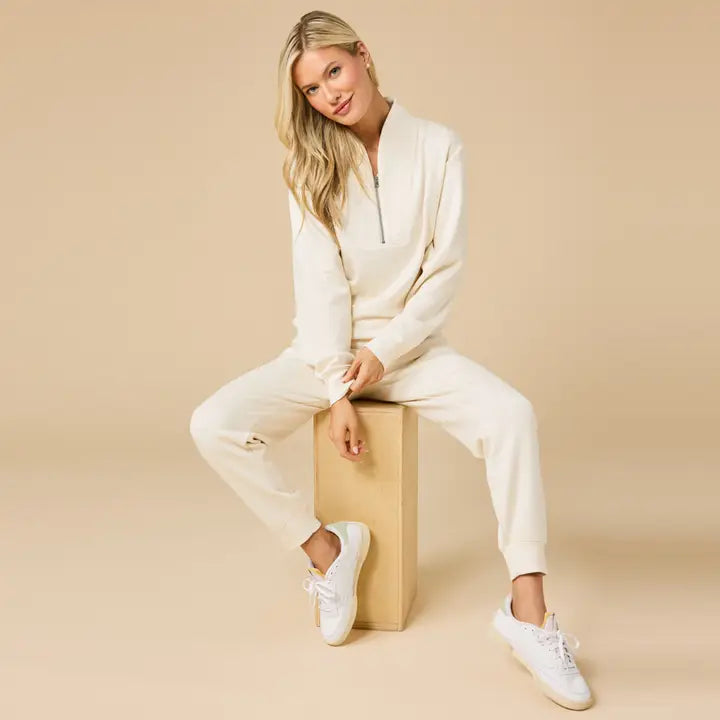 Softies 1/4 Zip Jogger Set