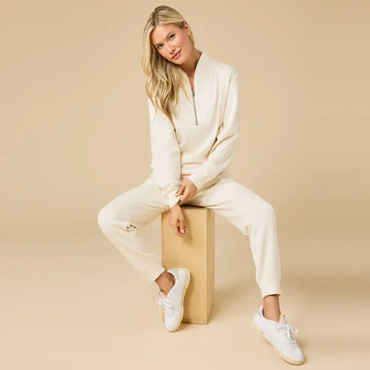 Softies 1/4 Zip Jogger Set
