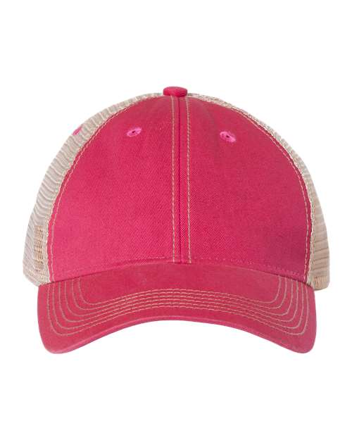 Legacy Hats Dark Pink Khaki OFA LEGACY OFA Trucker Cap