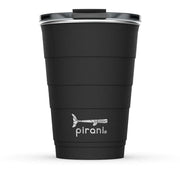 Pirani Drinkware Black Pirani 16oz. Stainless Steel Insulated Tumbler