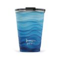 Pirani Drinkware Ombre Waves Pirani 16oz. Stainless Steel Insulated Tumbler