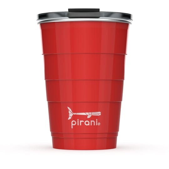 Pirani Drinkware Red Pirani 16oz. Stainless Steel Insulated Tumbler