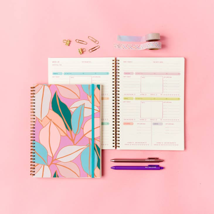 Talking Out of Turn Planners Perpetual planner Goal Getter Floral