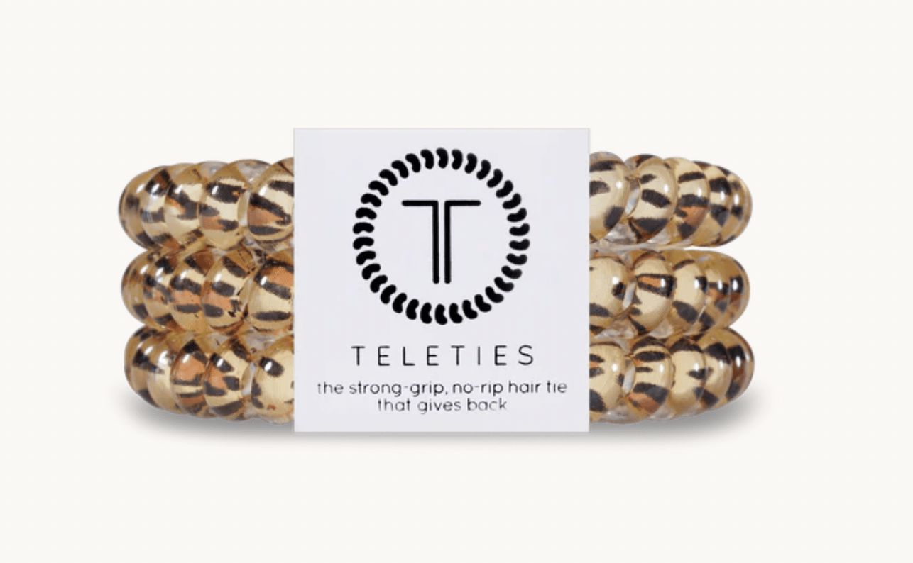Teleties Hair Accessories Leopard Teleties Small