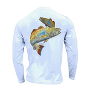 Tormenter Shirts & Tops S / White / Redfish SPF 50 Basix Electrified Tormenter Shirt