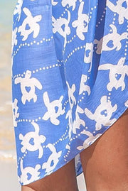 West Indies Wear Accessory Periwinkle / Turtle West Indies Wear Sarong