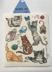 Wet It Kitchen Supplies Feline Reusable Paper Towel