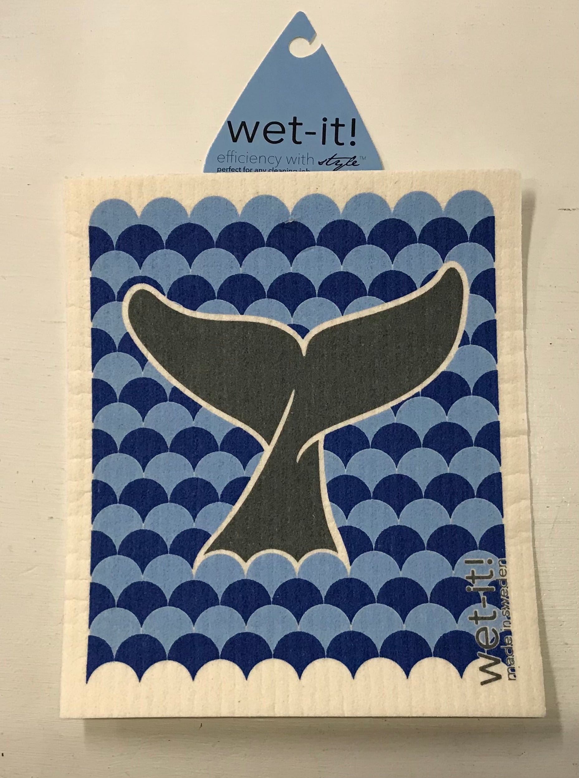 Wet It Kitchen Supplies Whale Tail Reusable Paper Towel