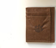 Zep-Pro Handbags, Wallets & Cases Clemson Tan Slim Front Pocket Wallet