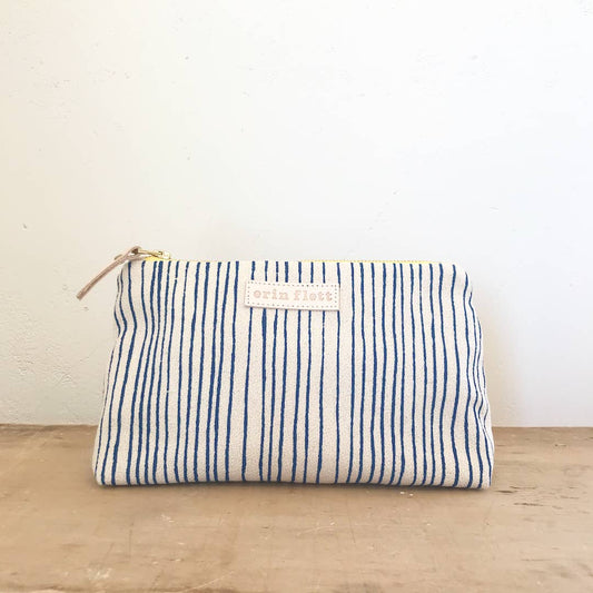 ERIN FLETT ROYAL SKINNY STRIPE LAURA BAG