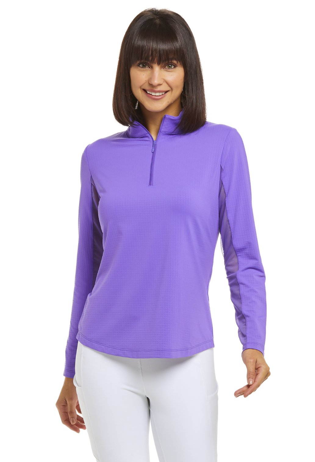 IBKUL Long Sleeve Mock Neck Top