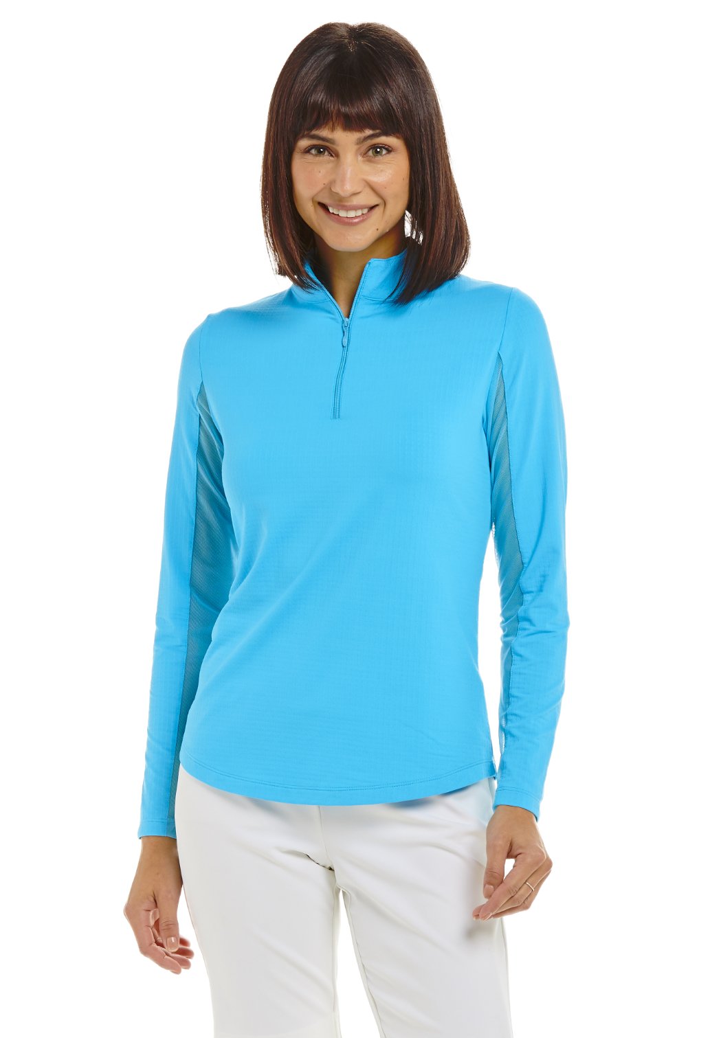 IBKUL Long Sleeve Mock Neck Top