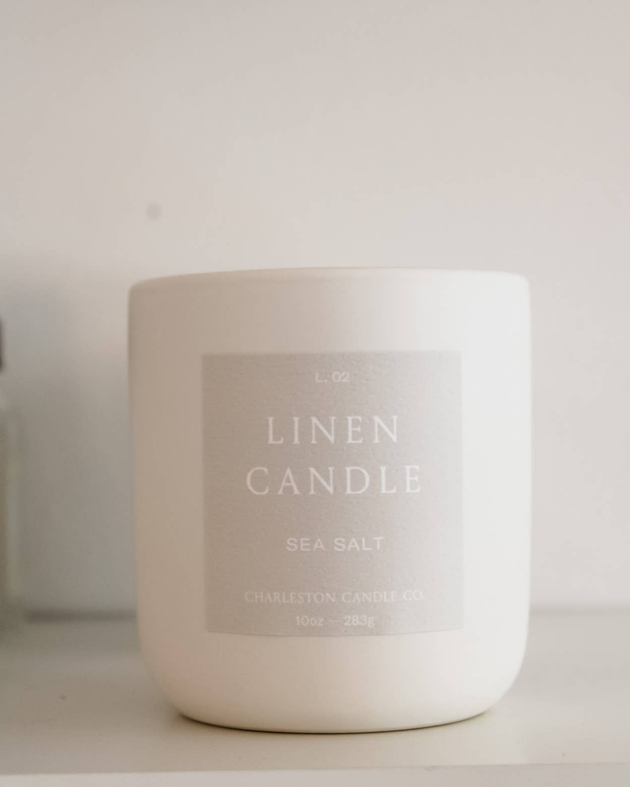 Charleston Candle Co. - L.02 Sea Salt Linen Candle