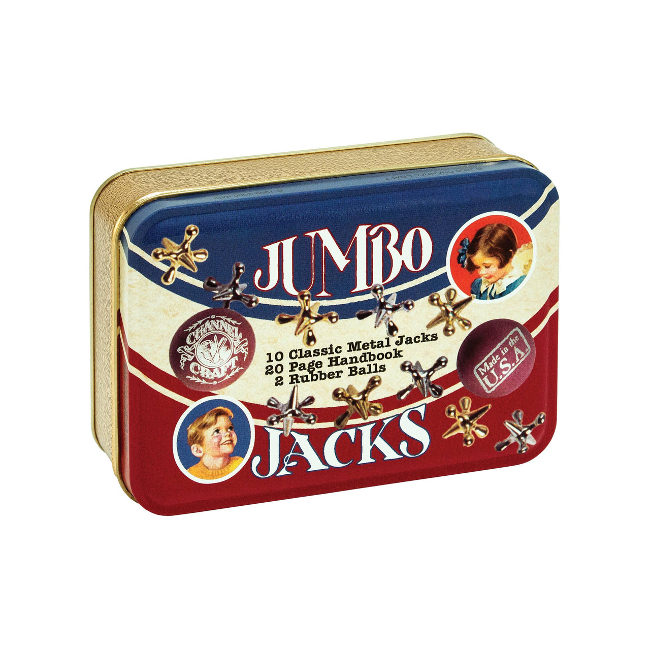 Channel Craft - Jumbo Jacks in a Classic Toy Tin